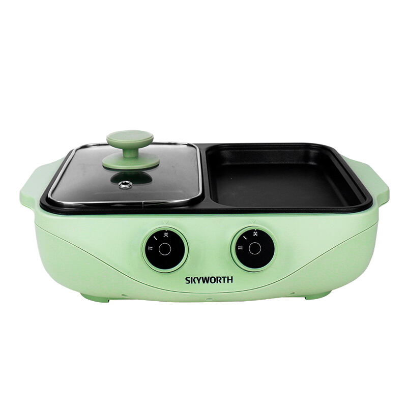 Skyworth Hotpot & BBQ Integrated Cooker F901 (Green), , small image number 2